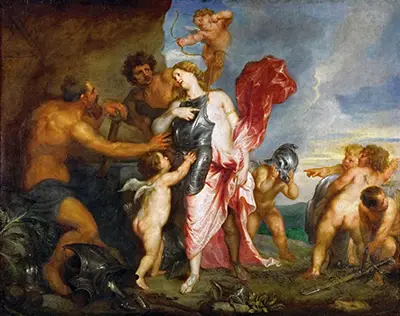 Thetis Receiving the Weapons of Achilles from Hephaestus Anthony van Dyck